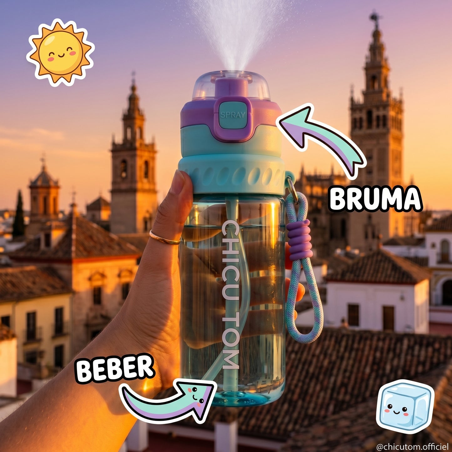 BOTELLA SPRAY CHICUTOM 2 EN 1