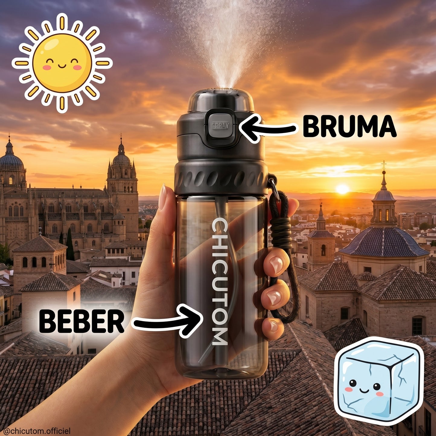 BOTELLA SPRAY CHICUTOM 2 EN 1