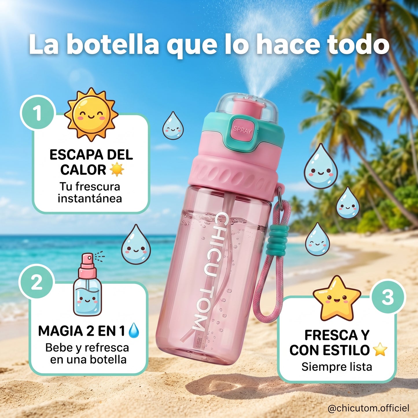 BOTELLA SPRAY CHICUTOM 2 EN 1