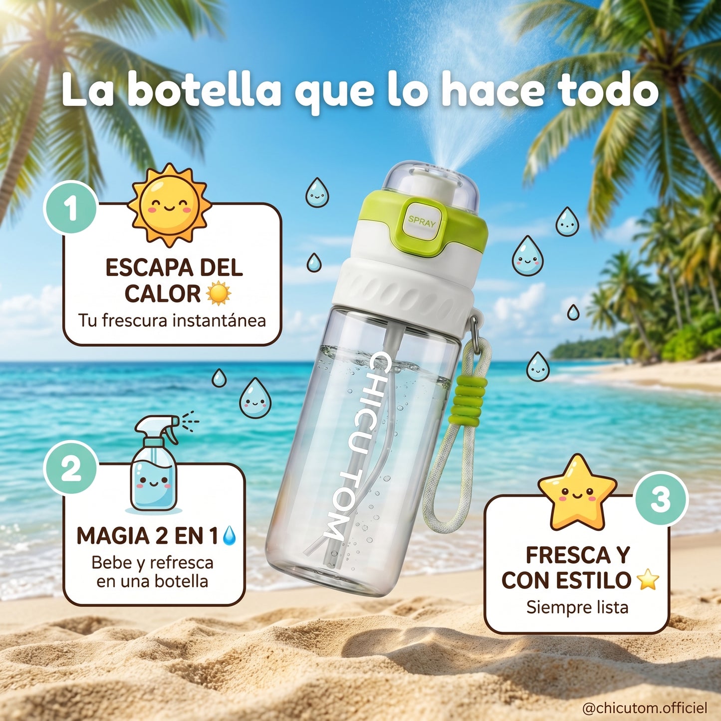 BOTELLA SPRAY CHICUTOM 2 EN 1