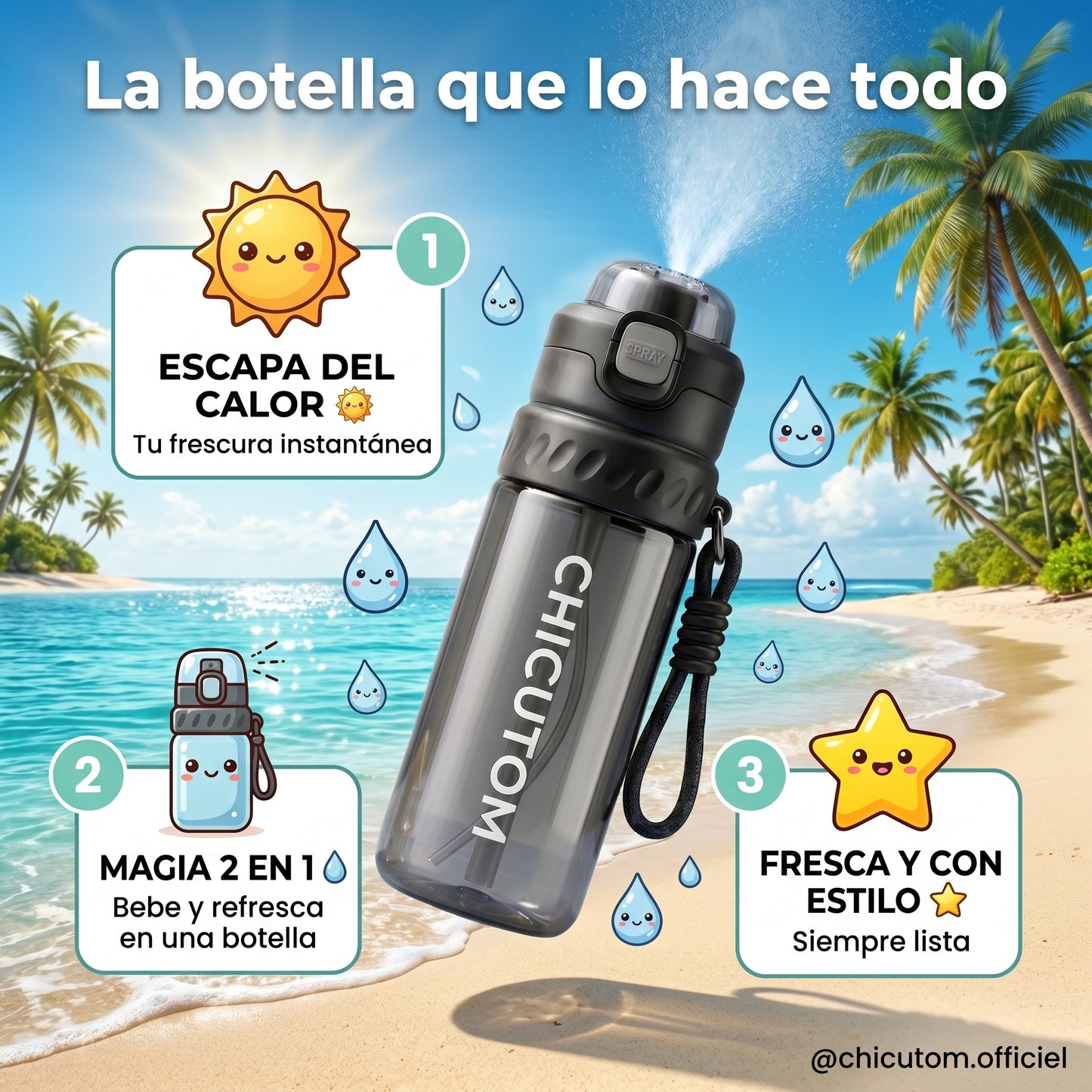 BOTELLA SPRAY CHICUTOM 2 EN 1